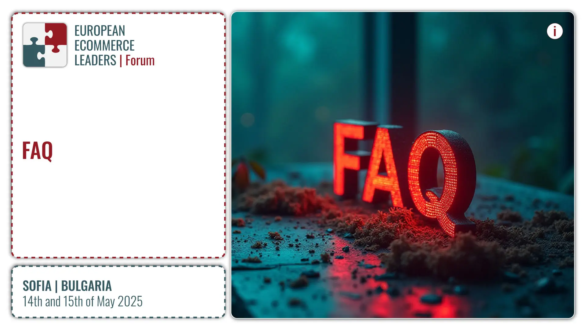 FAQ | European Ecommerce Leaders | Forum 2025
